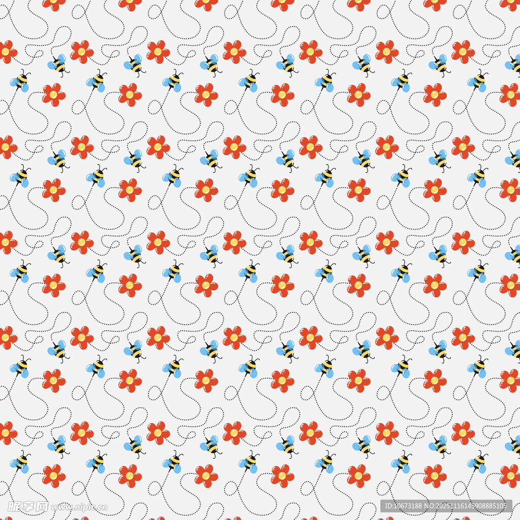 花卉图案背景纹理设计