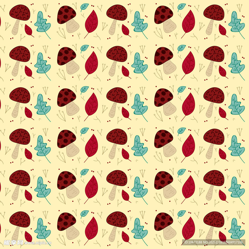 圣诞元素图案背景