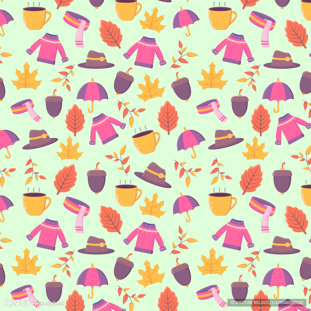 可爱服饰皇冠图案背景图