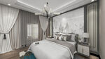 现代简约风优雅卧室空间