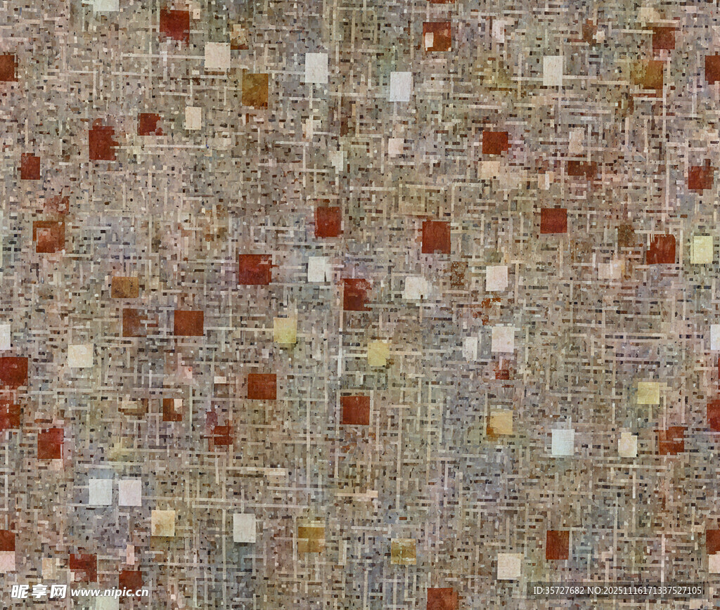 多彩几何图案马赛克纹理