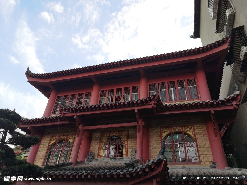 中式古典楼阁建筑风貌