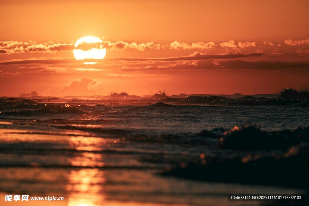 海边日落美景