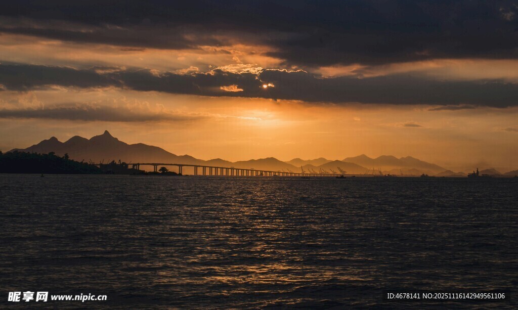 海上日落美景