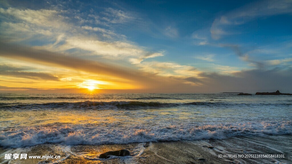 海边日落美景