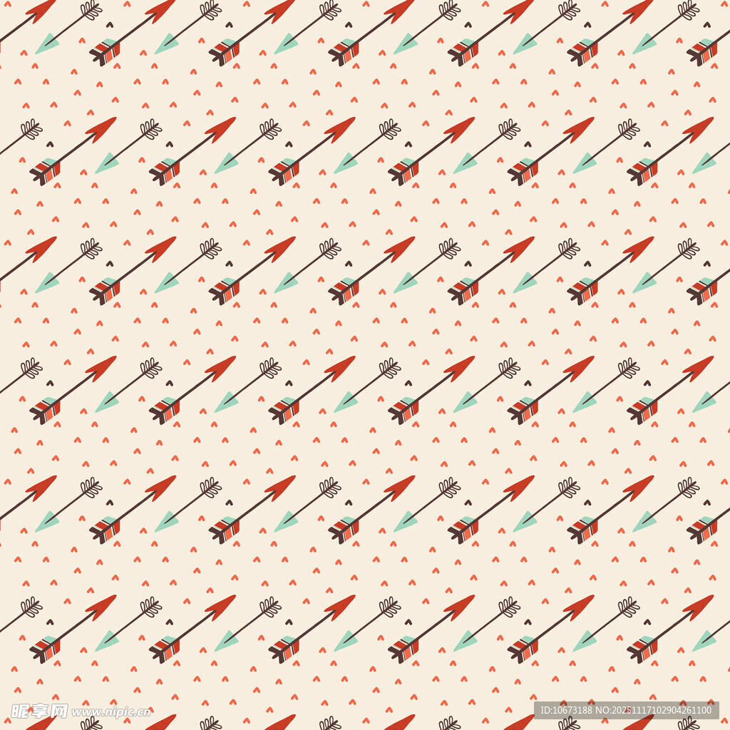 多彩箭头图案背景纹理