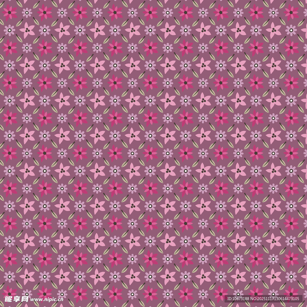 粉色花卉图案背景纹理