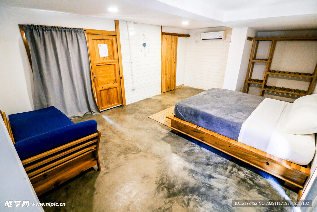 简约温馨的室内卧室场景