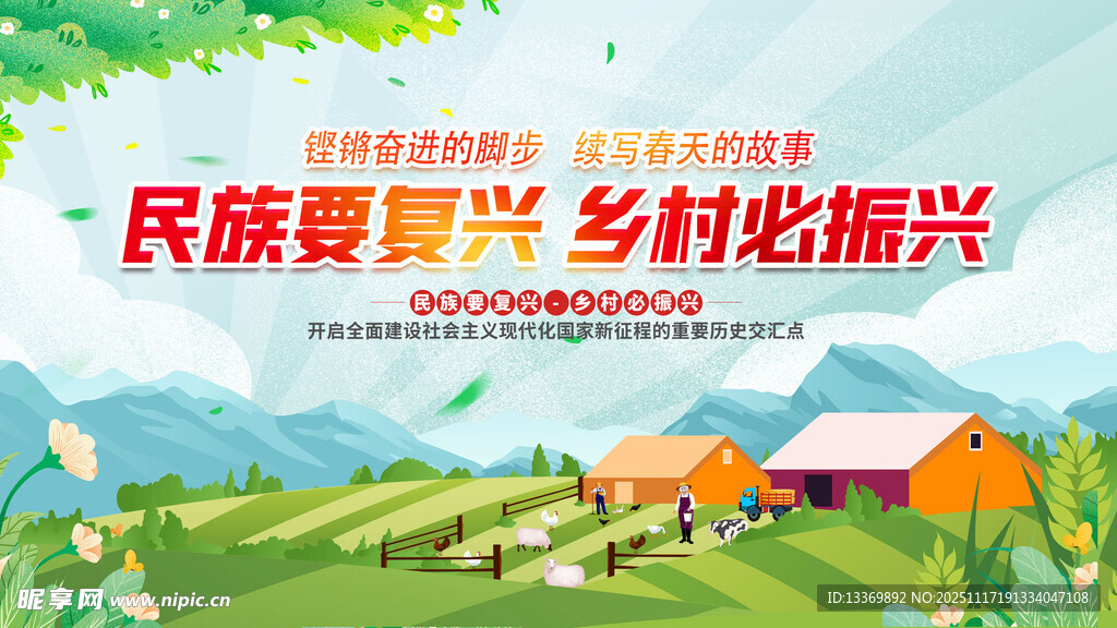 民族乡村振兴美好图景