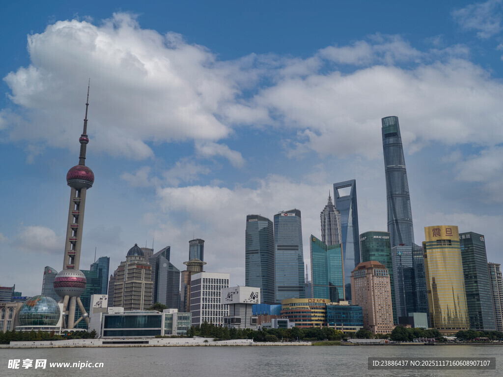 上海浦东新区城市风光