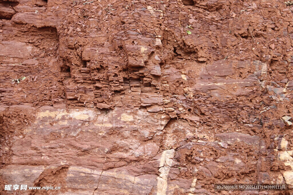 红褐色粗糙泥土纹理