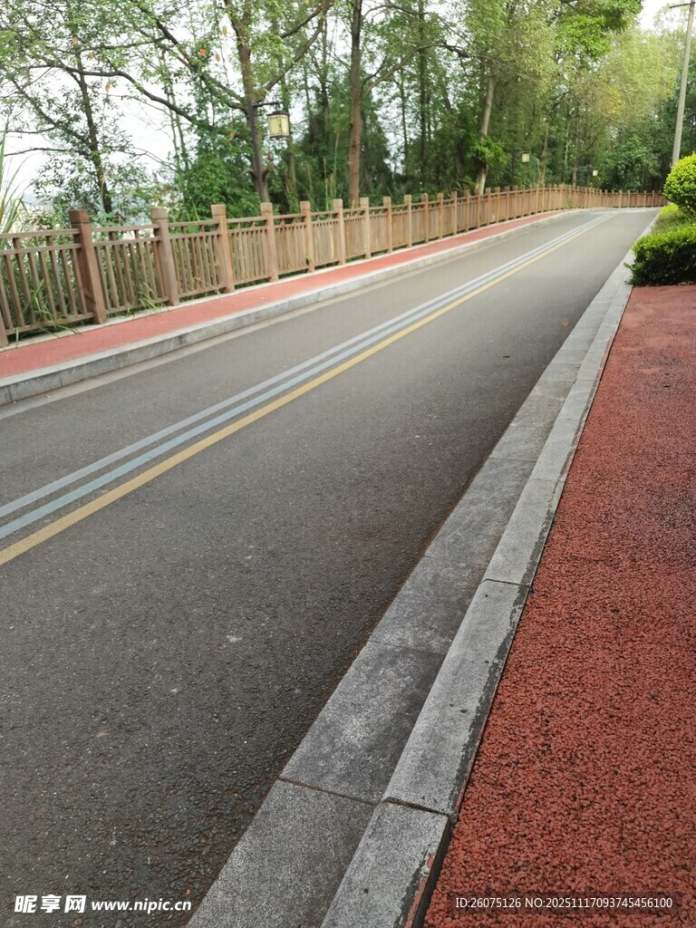 城市中整洁的道路景观