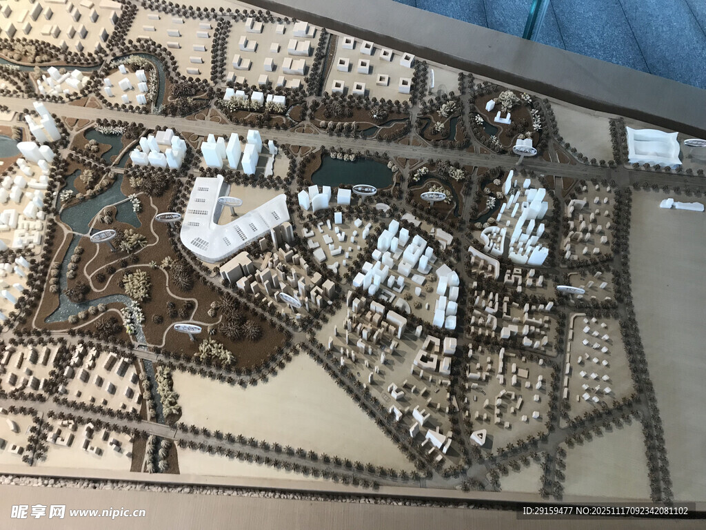 城市建筑规划模型展示