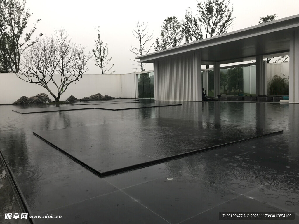 现代简约庭院景观