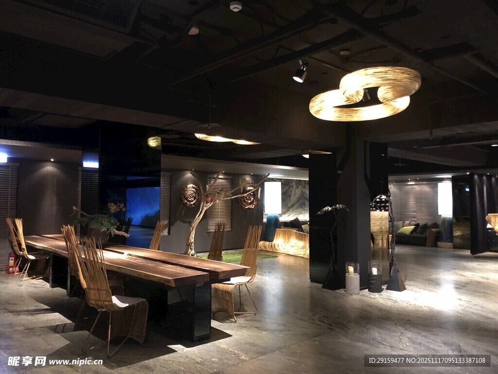 现代风格室内休闲空间