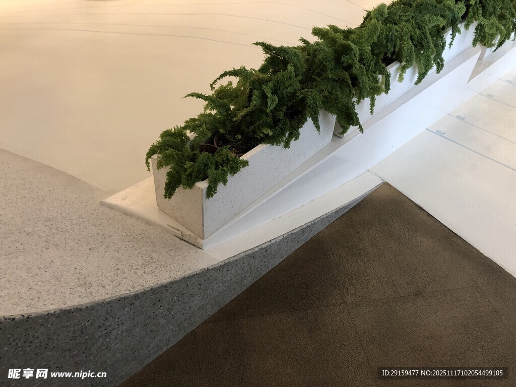 室内角落绿植装饰景观