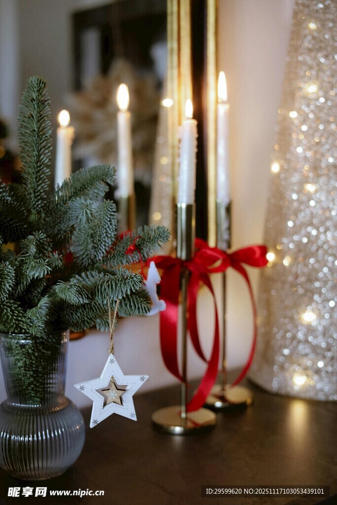 温馨圣诞桌面装饰摆件