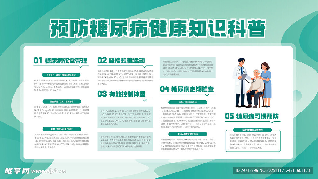 预防糖尿病健康知识科普