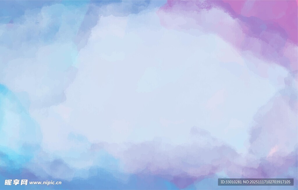 梦幻水彩渐变背景图