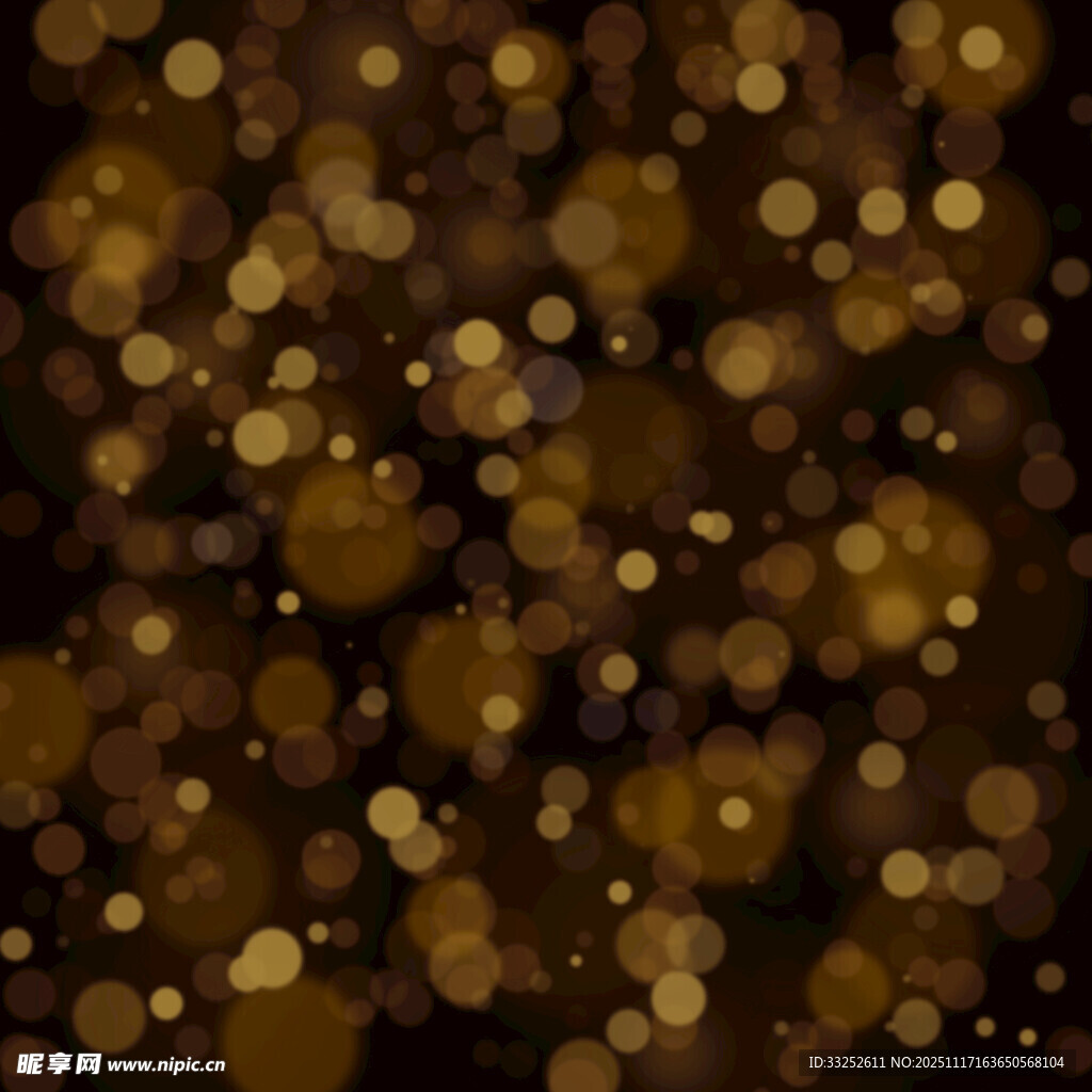 金色光斑梦幻背景图