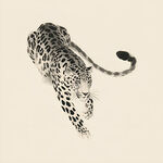 水墨猎豹图