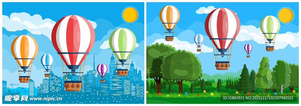 热气球插图