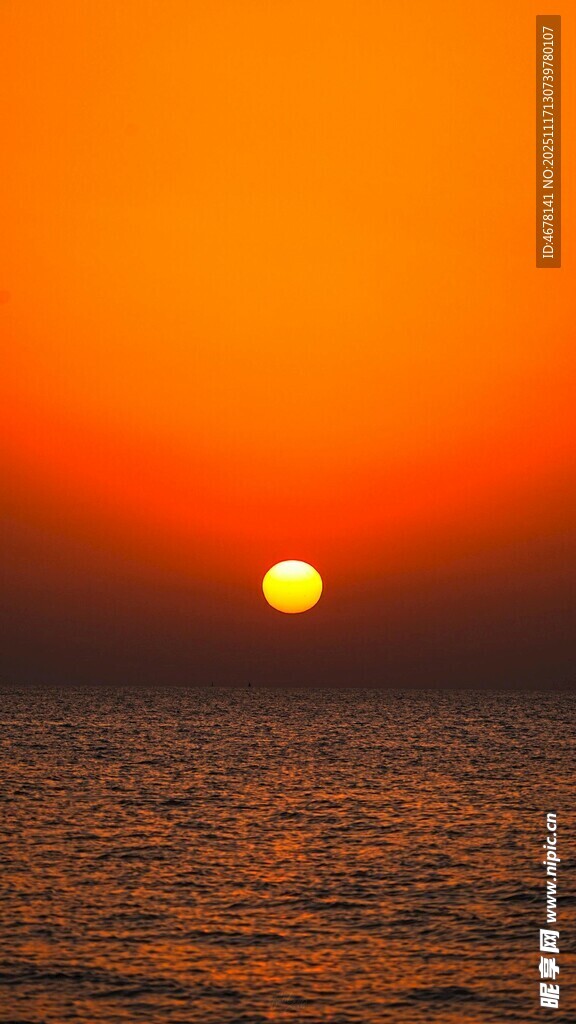海上落日美景