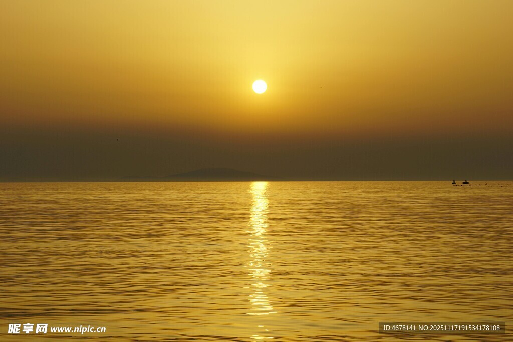 海上落日美景