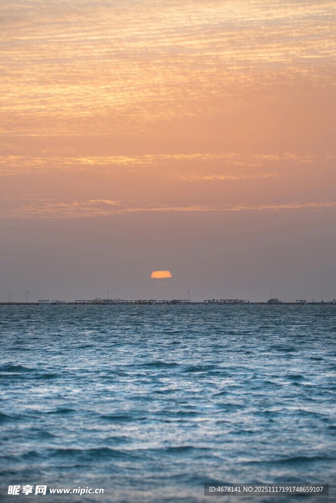 海上日落美景