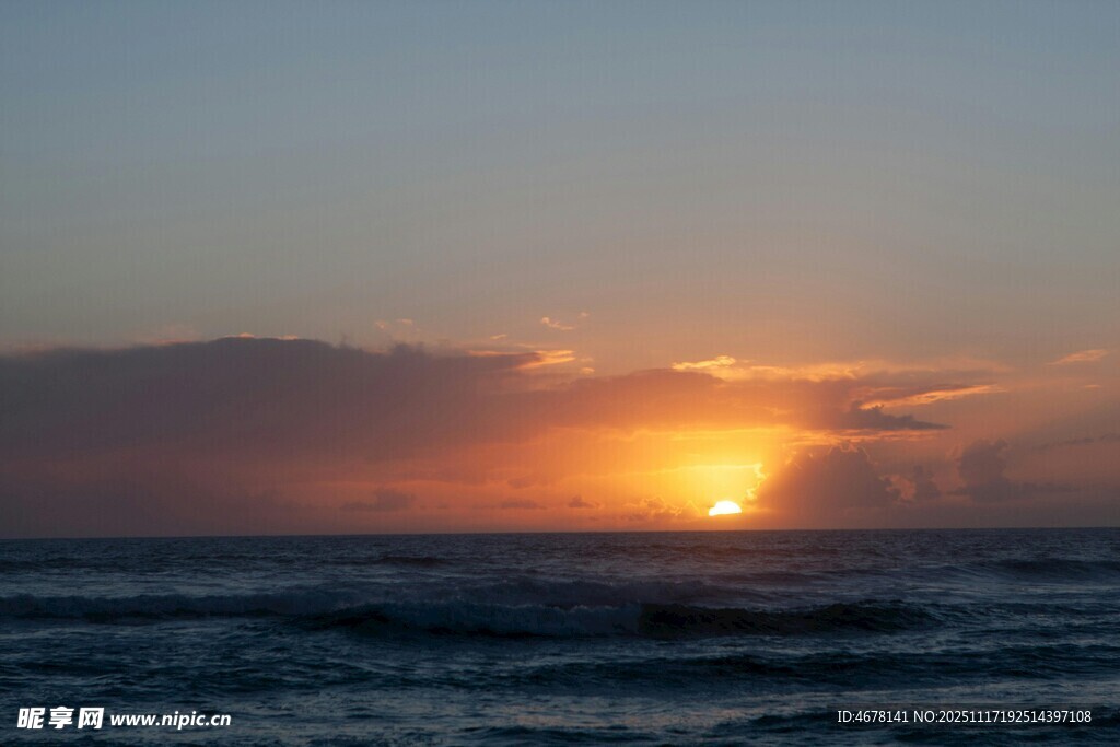海上日落美景