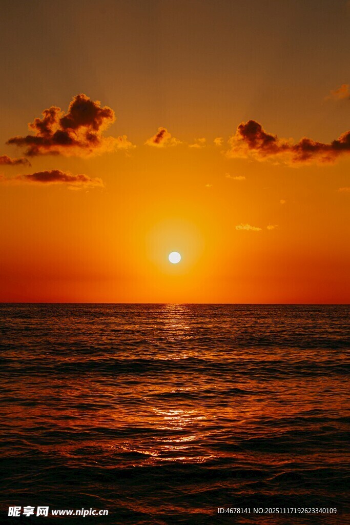 海上日落美景