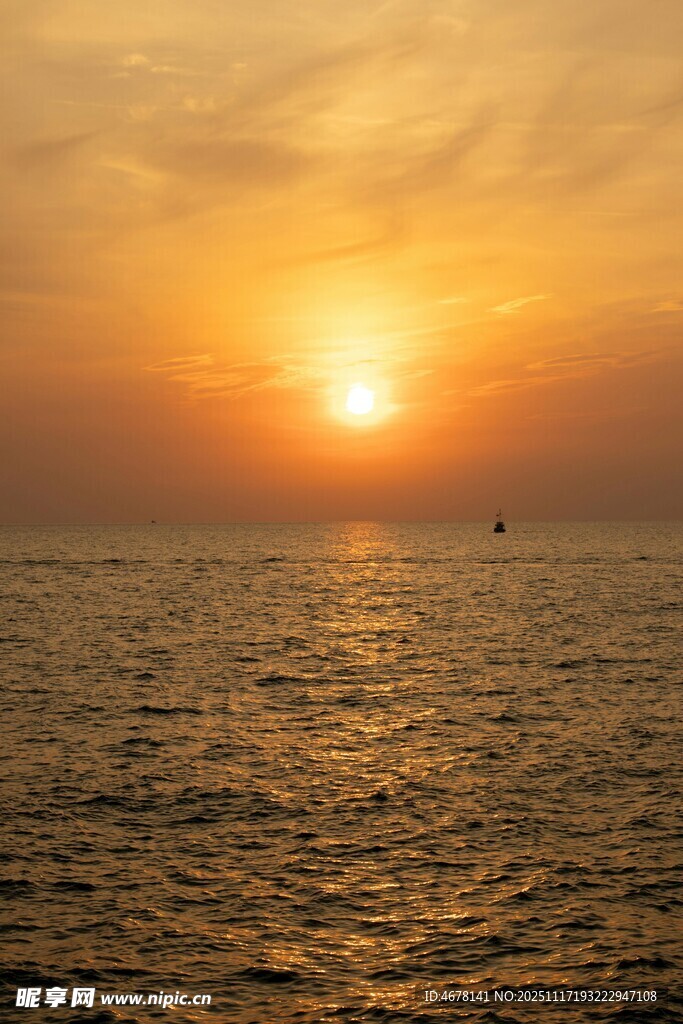 海上落日美景