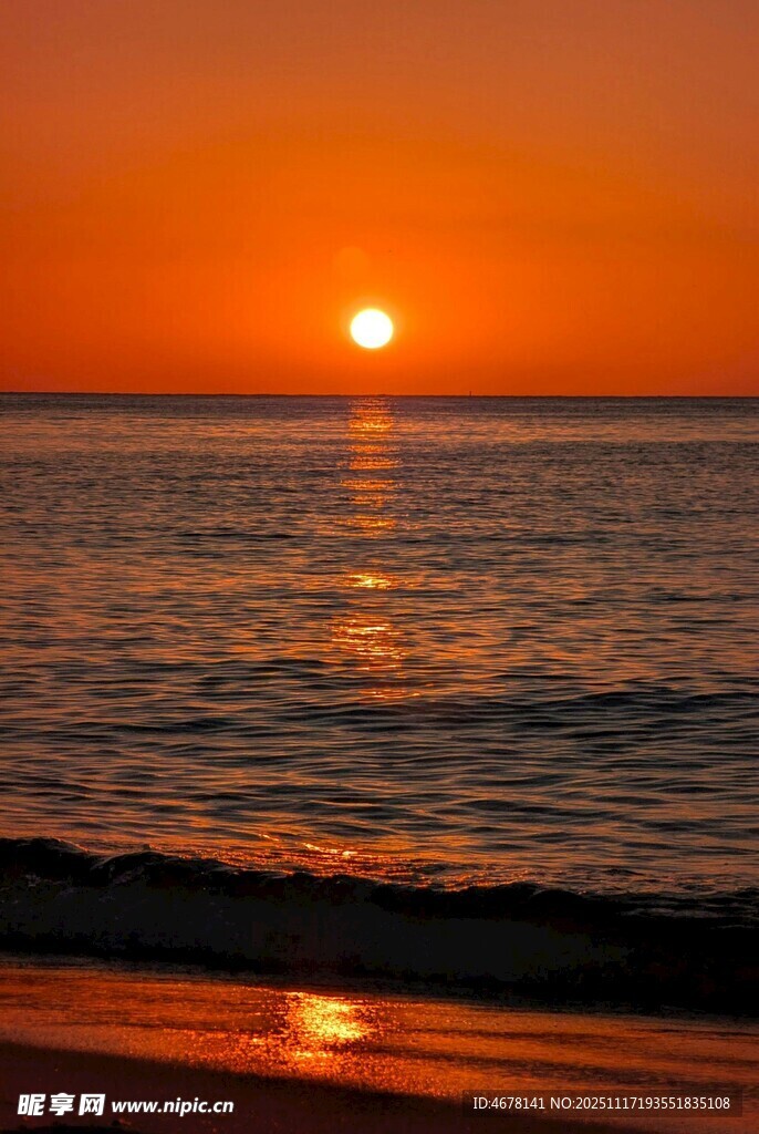 海边日落美景