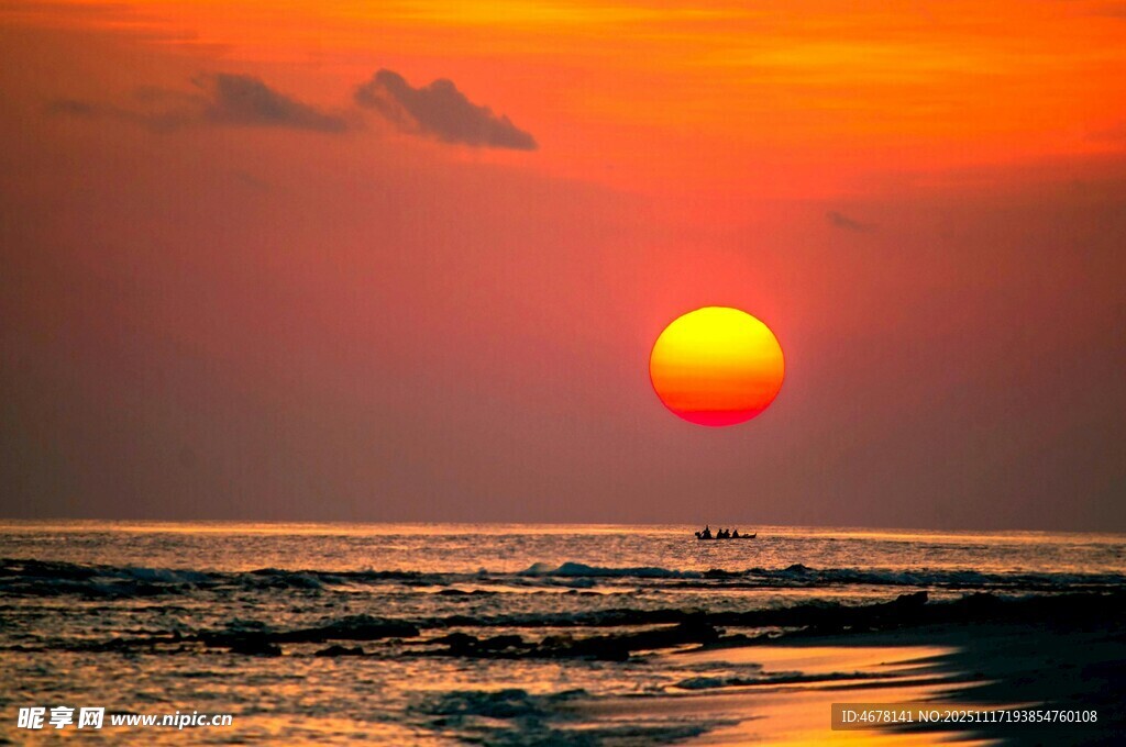 海上日落美景