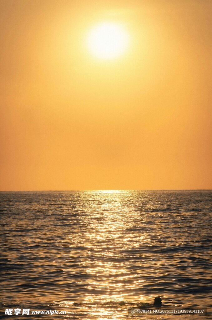 海上落日美景