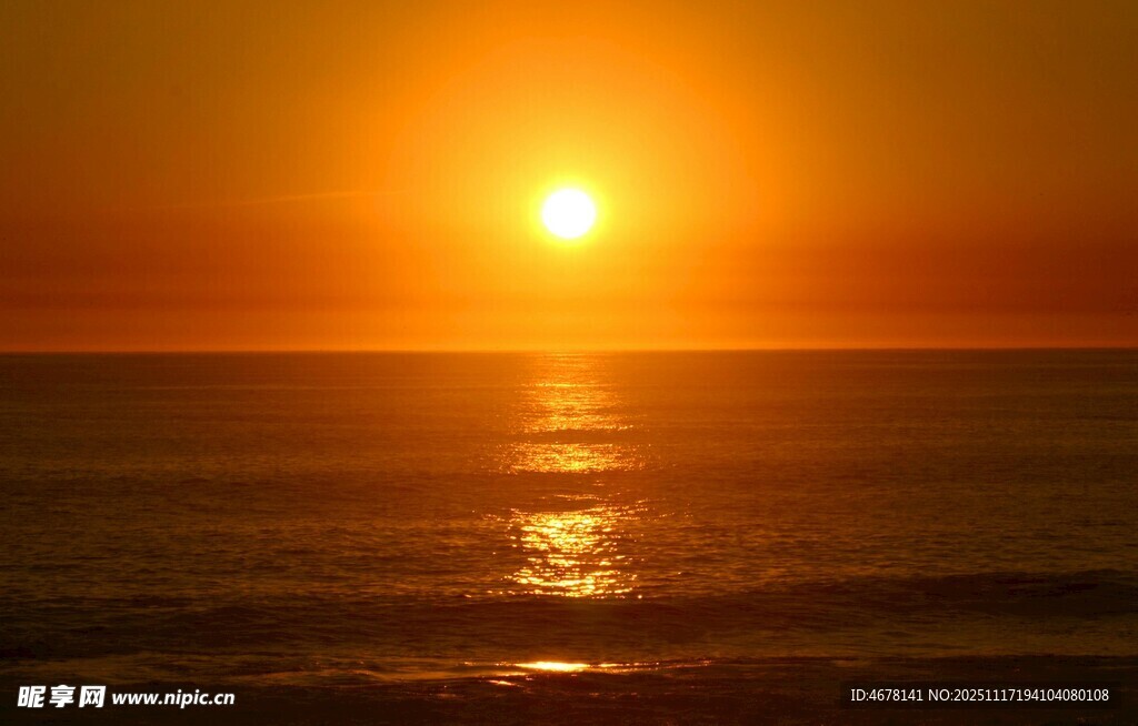 海上落日美景