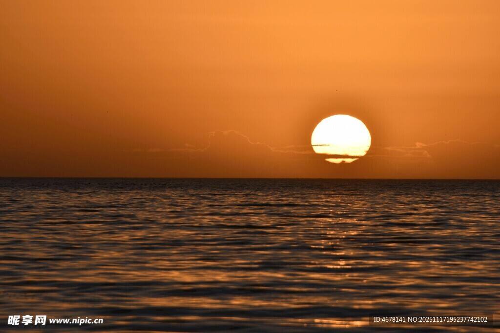 海上日落美景