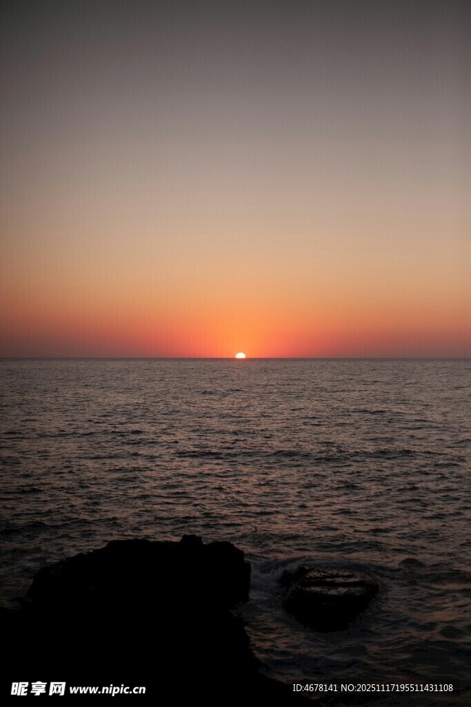 海上日落美景