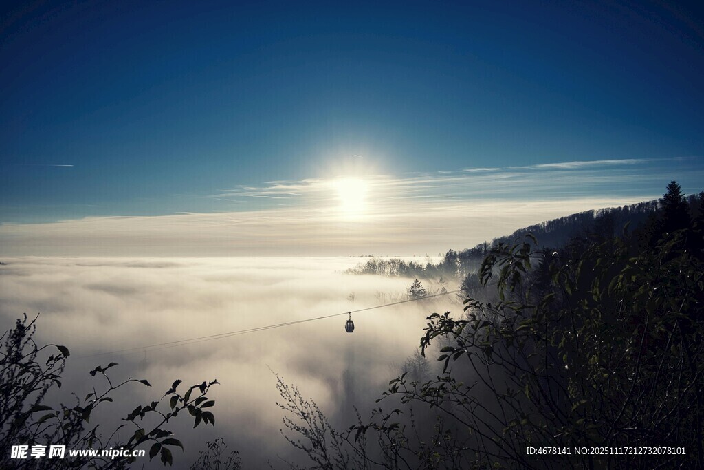 云海之上的日出美景