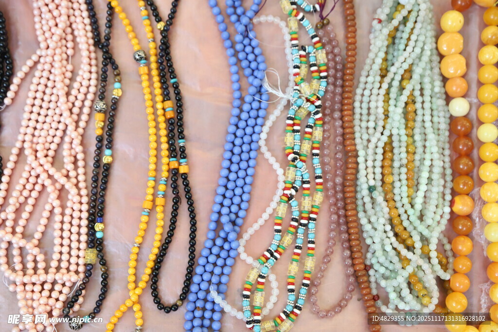 多彩精美手工编织项链