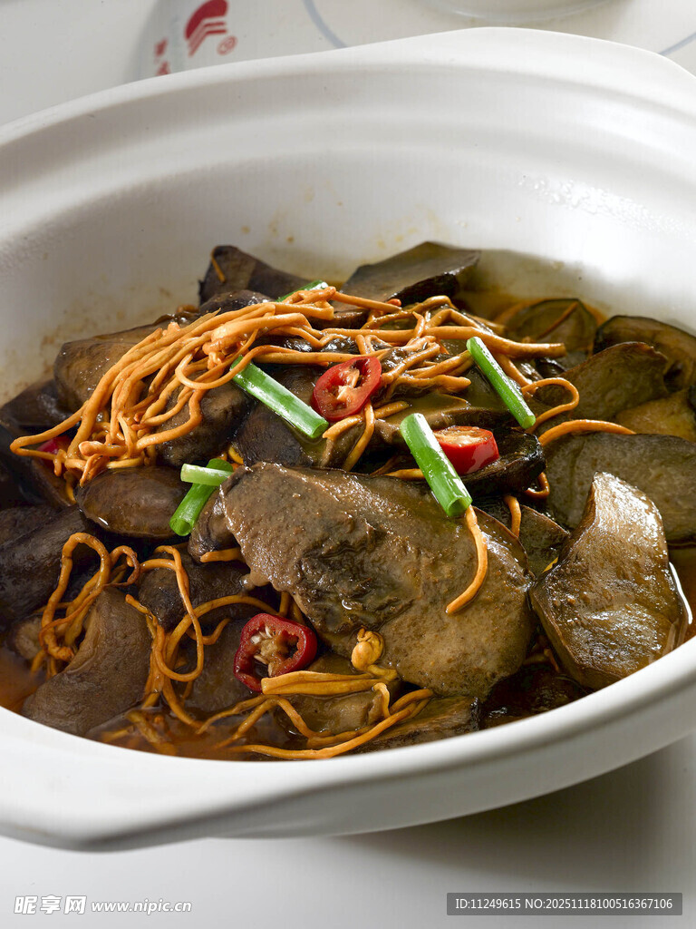 鲜虫草花烧牛肝菌