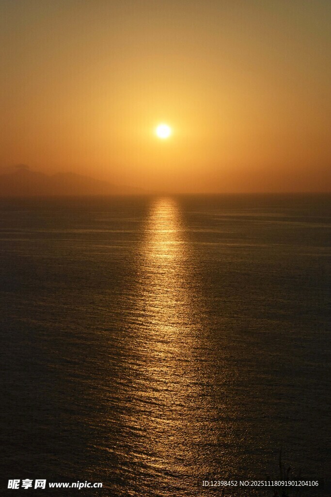 海上落日美景