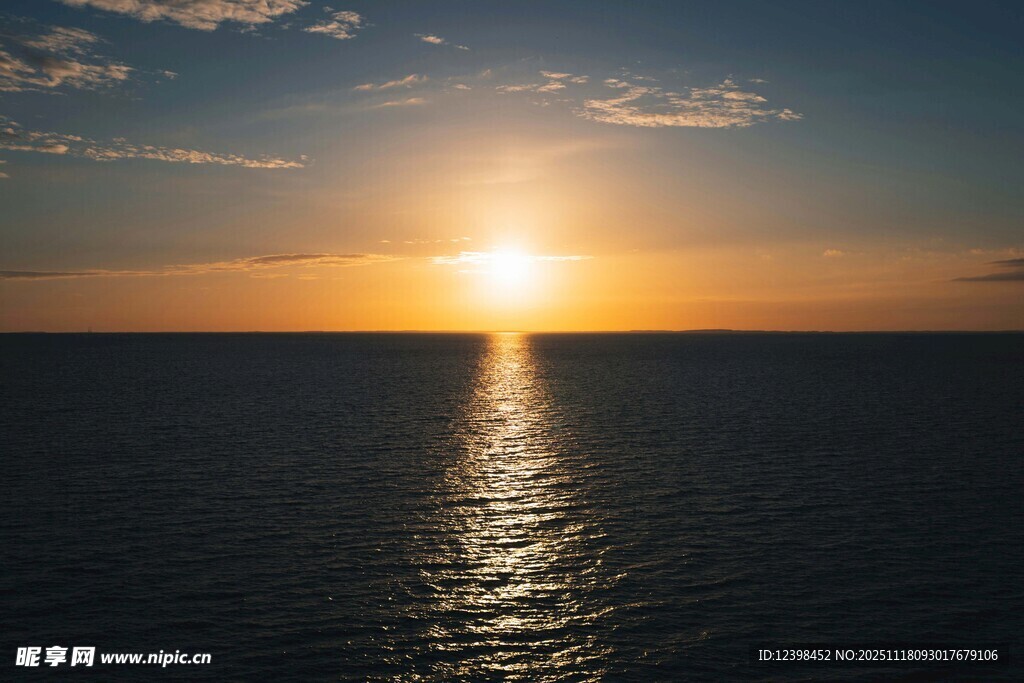 海上日落美景