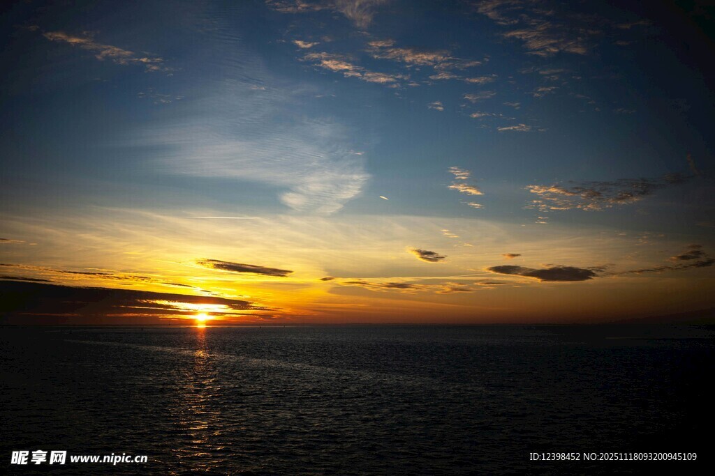 海上日落美景