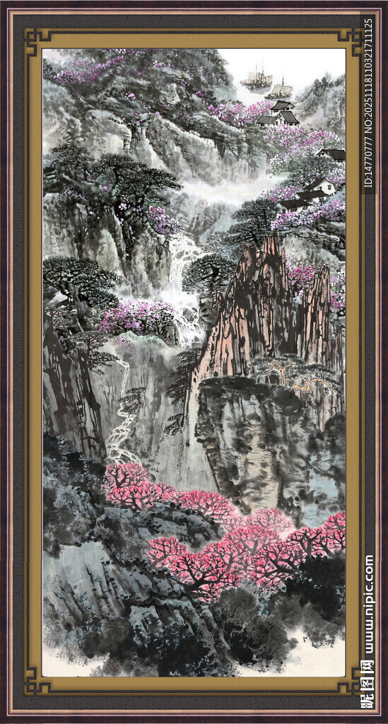 山水风景画 