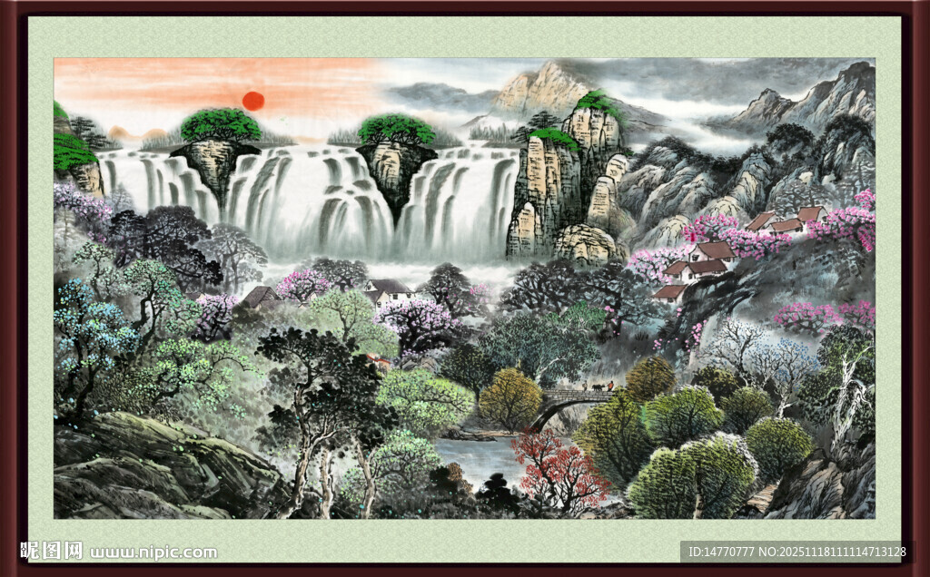 客厅风景画 
