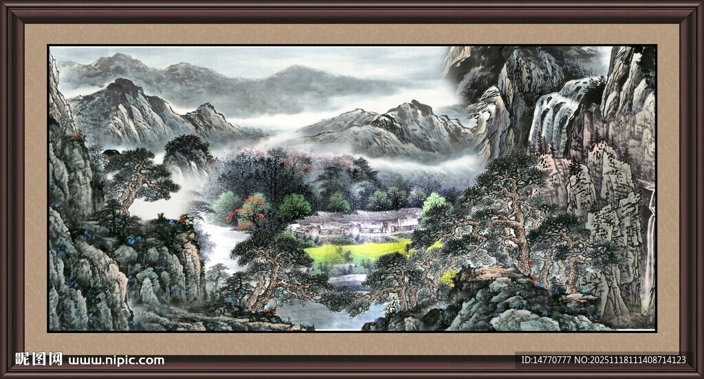 客厅风景画 