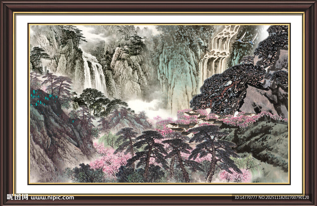 山水风景画 