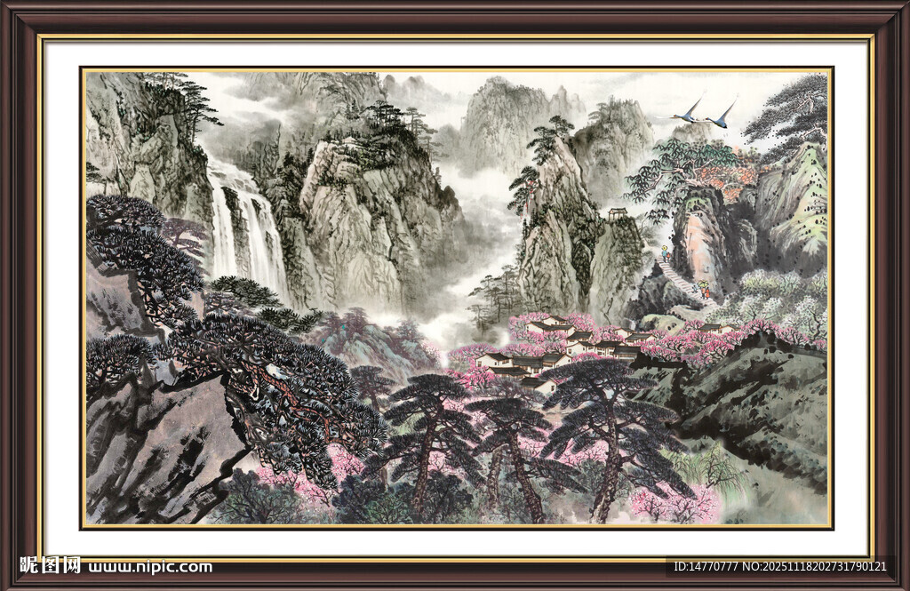 山水风景画 
