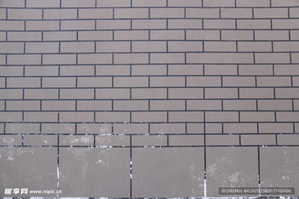 灰色砖墙纹理背景图